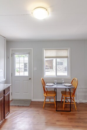 seating for two at the table