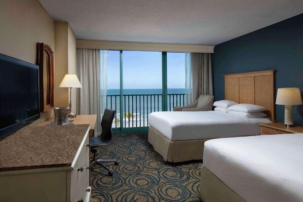 Unit with 2 Queen size beds. Exact unit will be assigned upon arrival. Views, colors and decor may vary.