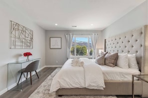 Sleep comfortably at this king size bed. We make sure that all sheets and linens are fresh for each guest.