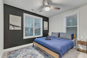 The quiet ambiance and cozy decor invite you to escape from the world and enjoy a peaceful, undisturbed sleep.