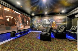 Mickey/Star Wars Home Theater 150 inch screen