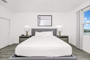 Cozy bedrooms with plush duvets, fresh linens, and restful vibes throughout.