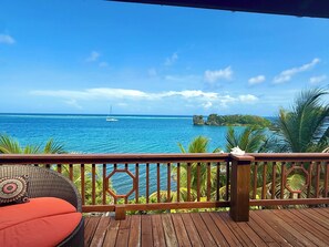Ocean views from the deck