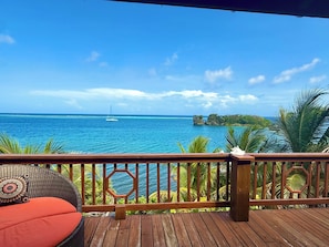 Ocean views from the deck