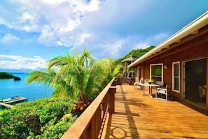 Ocean view deck