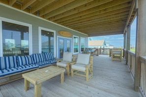 Lower patio