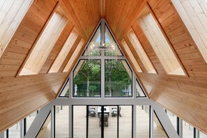 From this perch, even the ceiling feels inspiring.