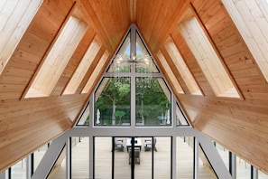 From this perch, even the ceiling feels inspiring.
