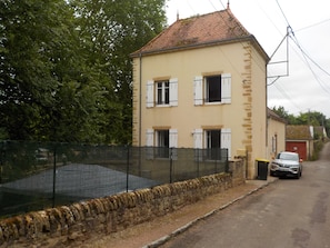 vue de la maison en arrivant