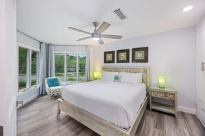 Enjoy the bedroom with King bed