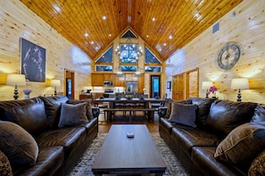 Spacious living area that's perfect for hosting gatherings!