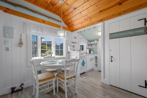 Dining area and kitchen