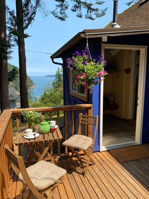 Front Porch and view of the Salish Sea