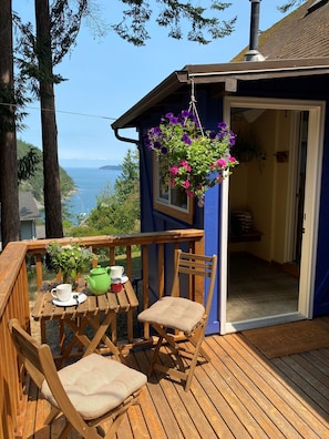 Front Porch and view of the Salish Sea