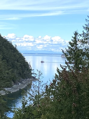 Looking north towards Bellingham and Canada