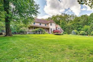 Property Exterior | 2-Story House | 15 Mi to Danbury Fair