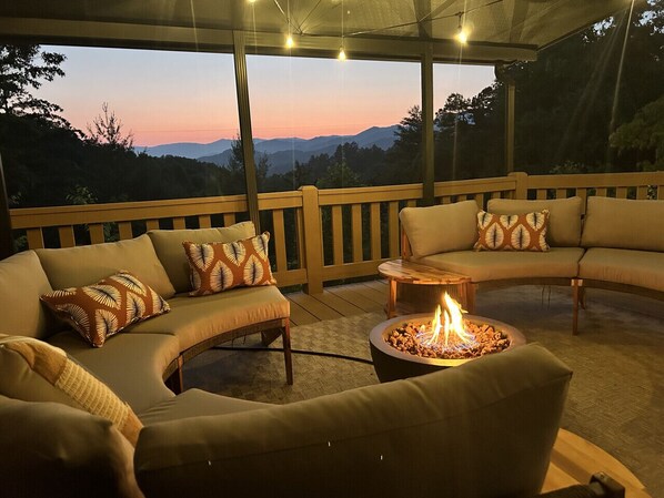 Amazing sunsets from the upper deck