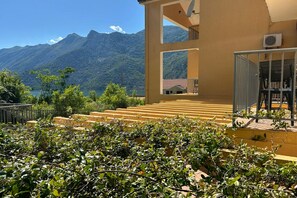 Blick vom Balkon