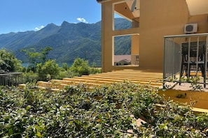 Blick vom Balkon