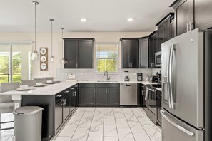 Whip up your favorite meals in the full kitchen 