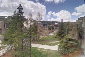 Blick von der Unterkunft
