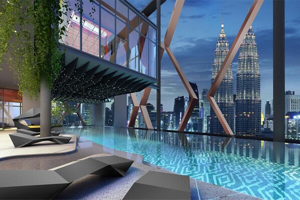 Rooftop pool