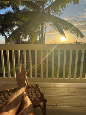 Upstairs Lanai at Sunrise