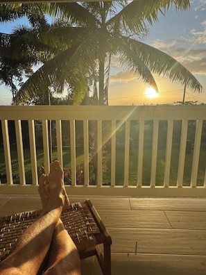 Upstairs Lanai at Sunrise