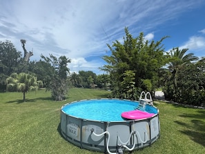Private above ground pool