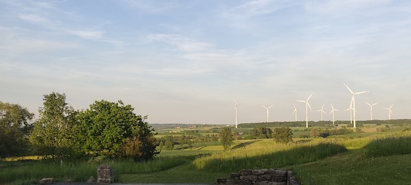 Aussicht vom Wohn-/Esszimmer