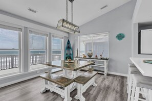 Ocean views from the kitchen table