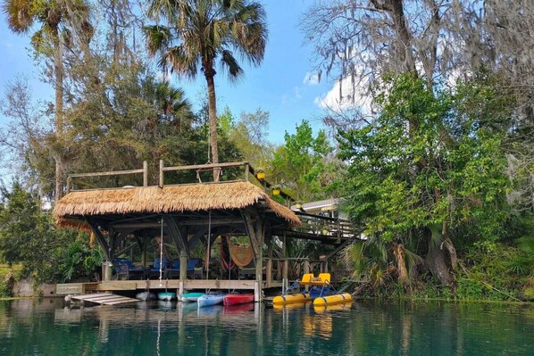 Exterior Space | Rooftop | Private Dock | Covered Deck | Kayaks