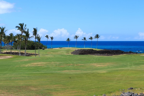 HLI-12A Wake up to breathtaking ocean views and lush fairways just steps from your door