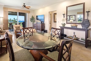 HLI-12A Gather in style at this bright and inviting dining nook with polished finishes and charm