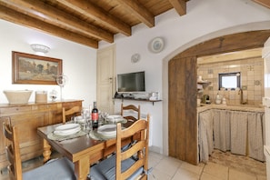Kitchen and dining area