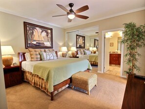 KGV-19p3 Golden light, soft linens, and a breeze through open doors?this room is made for slow mornings and easy nights    : Master Bedroom