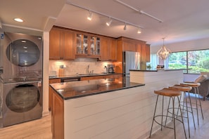 Prepare your favorite meals in the full kitchen