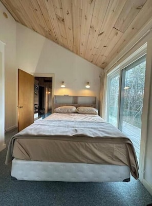 Bedroom 1 w slider to deck