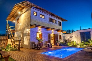 Front of property – evening/night