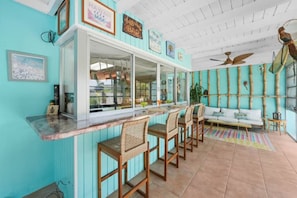 You’re very own tiki bar area