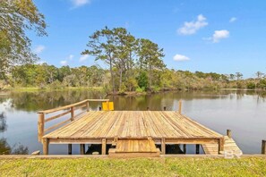Watch the Manatee from the dock! 