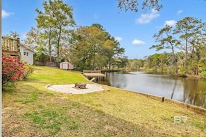 Tranquil backyard and river!