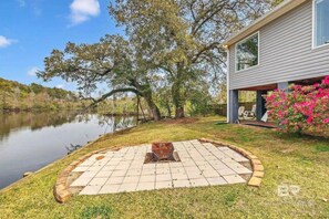 Fire Pit right next to the River 
