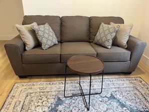 Sofa cum bed in living space