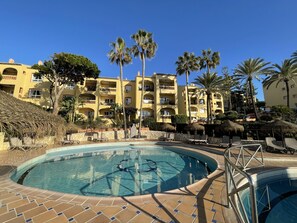 Communal pool open all year