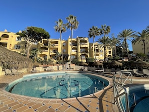 Communal pool open all year