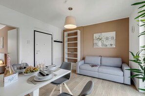 Living and dining room