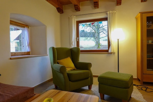 Ferienhaus-Wohnzimmer