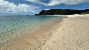 The calm waters of Uttabaru Beach allow you to lie down and relax in the gentle ocean, experiencing the most blissful moments.