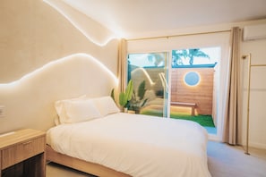 Studio with private patio